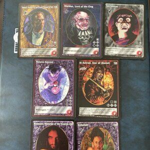 VTES Vampire Cards – Cap 9 High Level Vampires (Lot of 7)